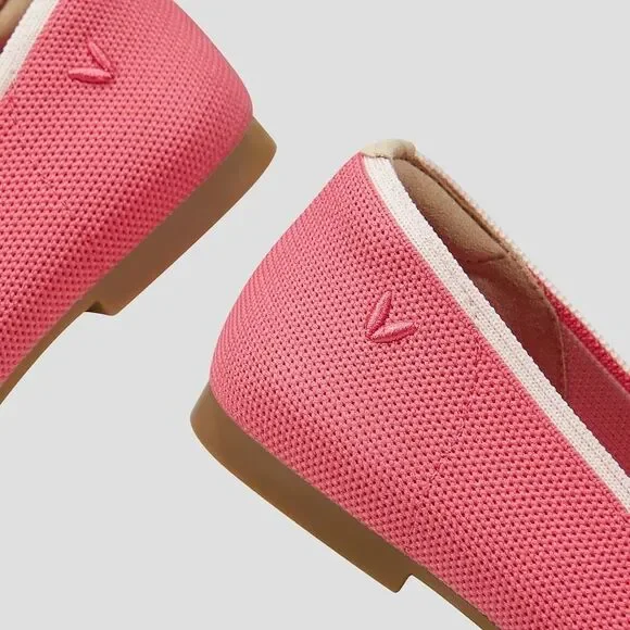 Vivaia Round-Toe Embroidered Loafers Pink Black Cat Size 38 US 7 - 7.5 - Picture 9 of 13